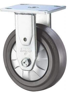 OSP/5寸U橡胶静音承重型工业定向脚轮Z0Z07-04-17-04-125-522