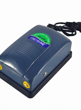 松宝单头增氧机sb222 108 248a双孔348a 648鱼缸养鱼充气氧气泵