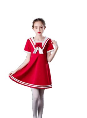 十一元旦儿童合唱男女演讲比赛表演服装学生诗歌朗诵表演服装