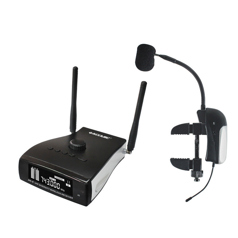 爱尚达大中小提琴无线麦克风贝司木吉他户外乐队演出专业用拾音器