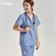 南欧鱼手术服洗手衣女刷手衣短袖 手术室工作服护士医生制服男 套装