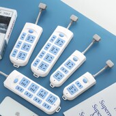 公正午两脚插座两项插排带usb插板带线2孔扁插头扦座二双头接线板