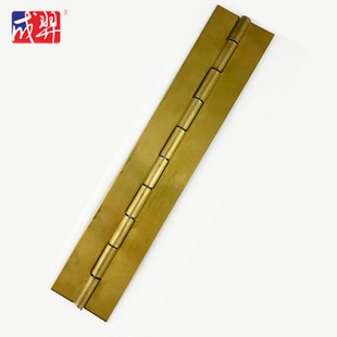金色长合页不锈钢304长条排铰链201长排折页柜门 长铰薄合叶0.5厚