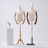 礼服展示架全身假人男装 模特道具半身人台西装 模特展示架 服装 男士