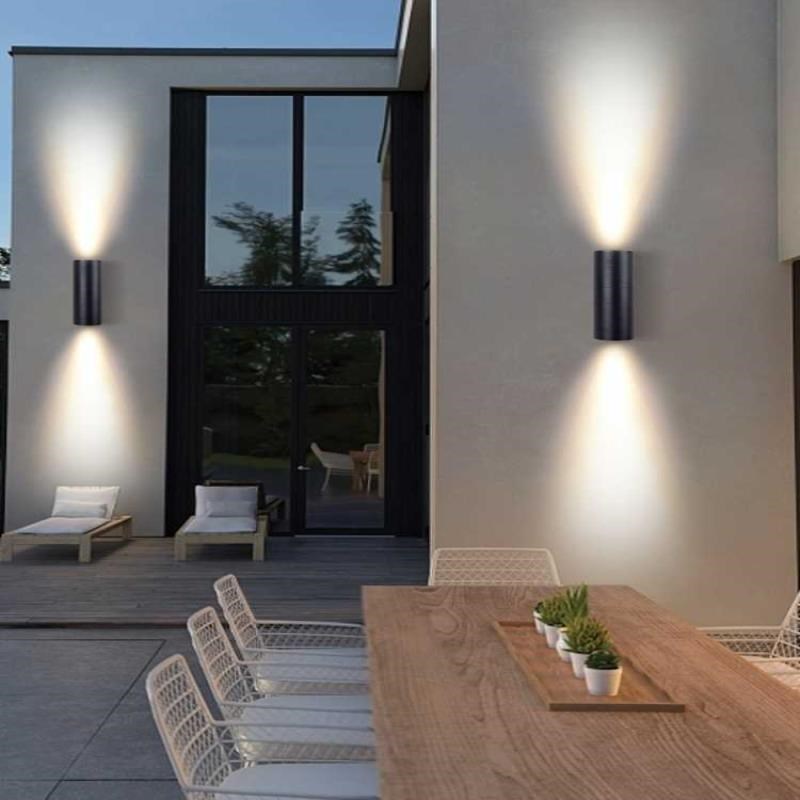 户外防水壁灯上下洗墙灯庭院走廊露台门柱酒店别墅外墙双头射灯