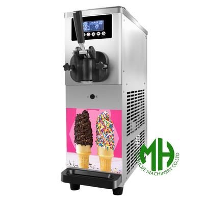 迷你音单软头商用冰淇40020淋机出口不锈钢体积小产量大静厂家直