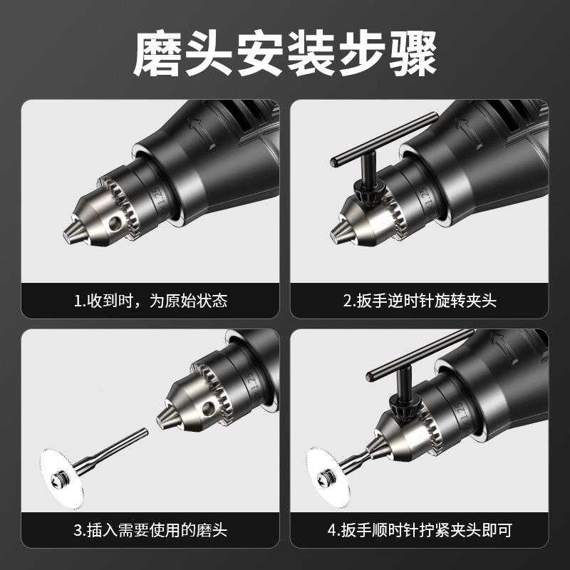 迷你电磨酒瓶切割器瓶子玻多璃瓶型打磨能66568陶瓷花盆小打孔功