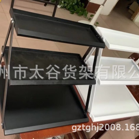 便利店三层台面梯形立柱货架