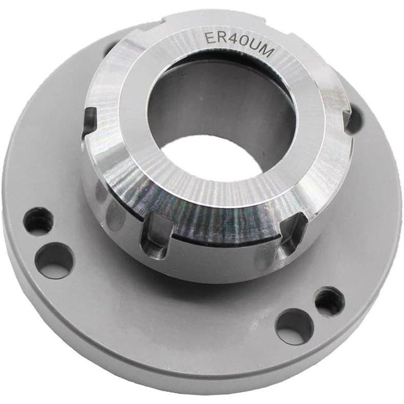 ER32法/4夹头座-D100-0ER40-D80D80-兰盘E卡R盘座磨砂七孔夹头座