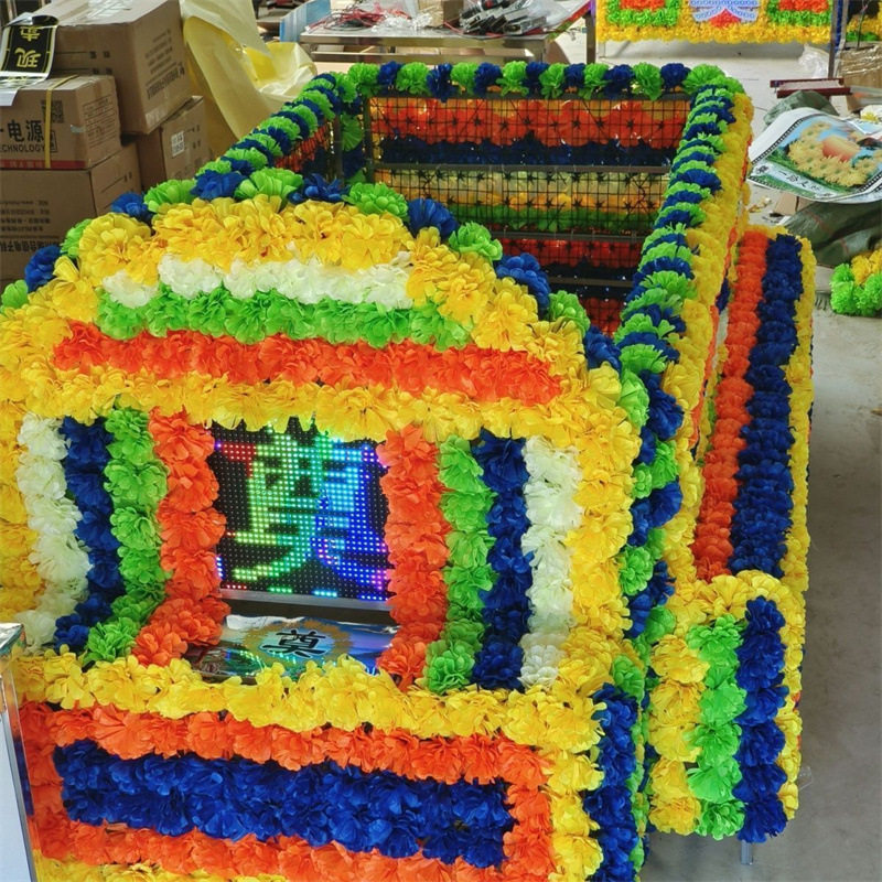 新款高档灵堂围棺祭坛花全套