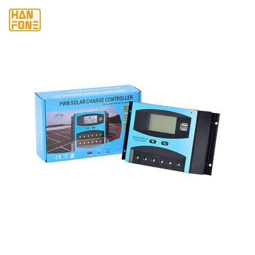 汉丰PWM太阳能板控制器12控V24V光0A伏ST7-60太阳能6制器路灯充电