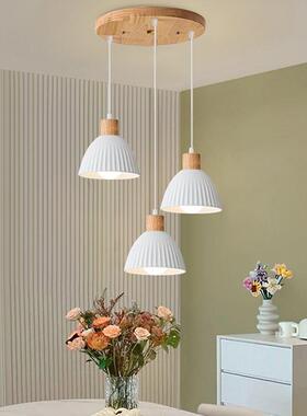 餐吊灯原木风简约餐桌吧台灯个性头创三意书房木艺卧室93687吊厅
