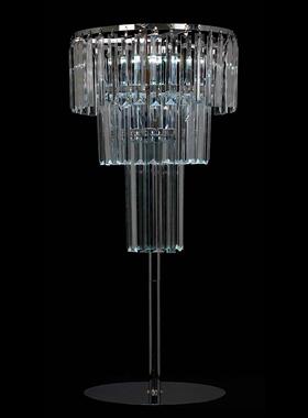 新款tlznloj#婚礼桌堂桌花器皿叶水晶桌架子婚庆酒店片子花摆件装