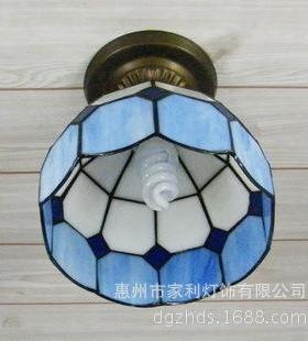 6寸地海式蒂凡吸顶灯39691过道尼走中廊灯具门厅花灯蒂凡尼装饰天