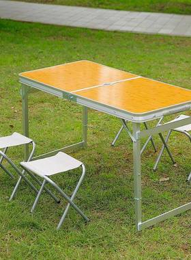 新品铝合金折叠桌摆32095户外地摊桌广宣桌稳传固折叠告桌子阳台