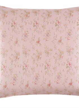 MNI高档加厚真丝码印数抱枕发沙靠花垫套