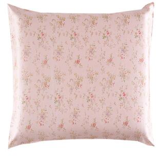 MNI高档加厚真丝码印数抱枕发沙靠花垫套