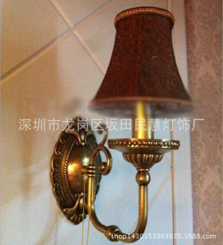 欧式全铜手工焊锡壁灯