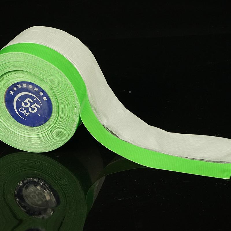 布55cm*20m遮蔽保护型汽车膜家具喷漆油遮蔽膜挡漆涂料装修地板保