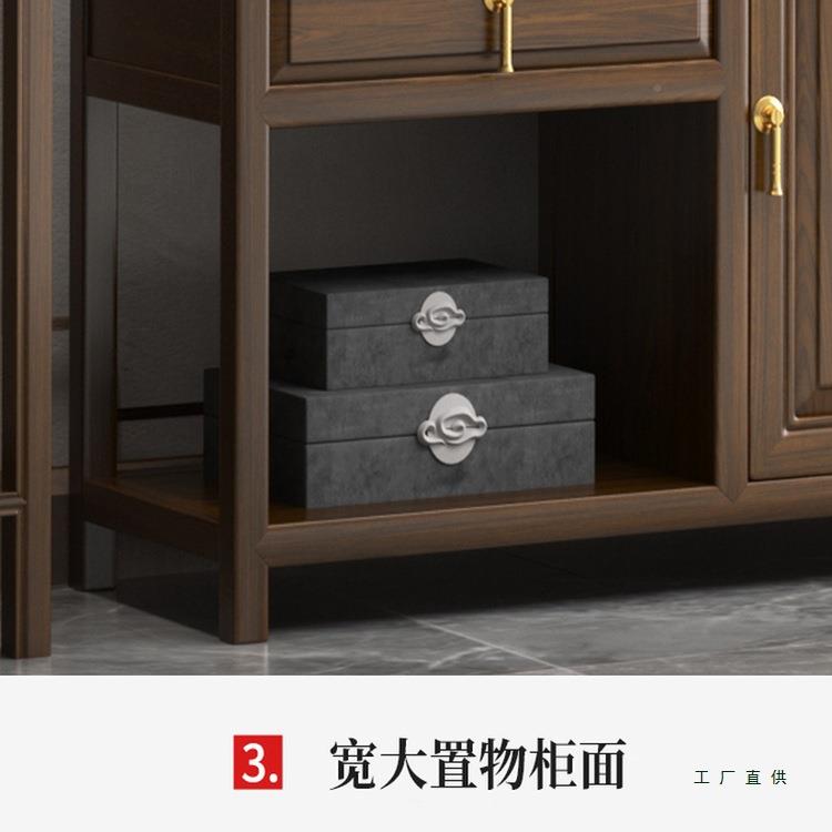 博古架实木中式茶断柜多公宝阁置物985纳架茶室隔摆件办室展示柜