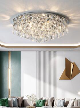 设计师款客主灯现代奢大气高47464档水晶灯主轻室房间厅吸顶灯卧