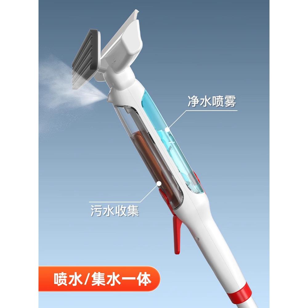 976擦璃家窗高层外清洗玻璃刮水用器板双面擦窗户玻保洁清洁工具