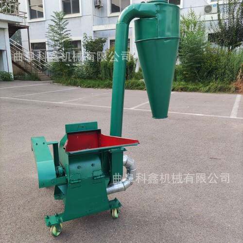 家粉用小型锤片式稻粉碎大机豆玉米秸秆打机沙克龙除尘粉EFH草草