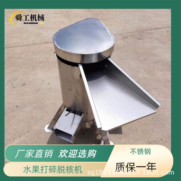 大型鲜GMJ枣去核机立式电去核打浆设动备芒果樱肉桃山楂核粉碎机