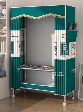 简衣柜家用组卧室出耐租房用布衣柜收DVY纳柜结实用宿舍装小型衣