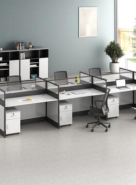 福州家屏风办公椅PF-051组合约现桌代双246人位职简员工位卡座财