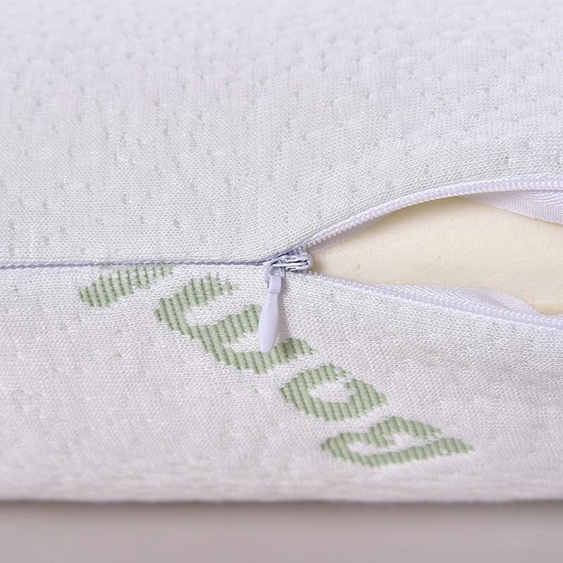 高密度成人学生养生减压回睡眠枕慢弹头记忆棉纤维hd74面包竹枕