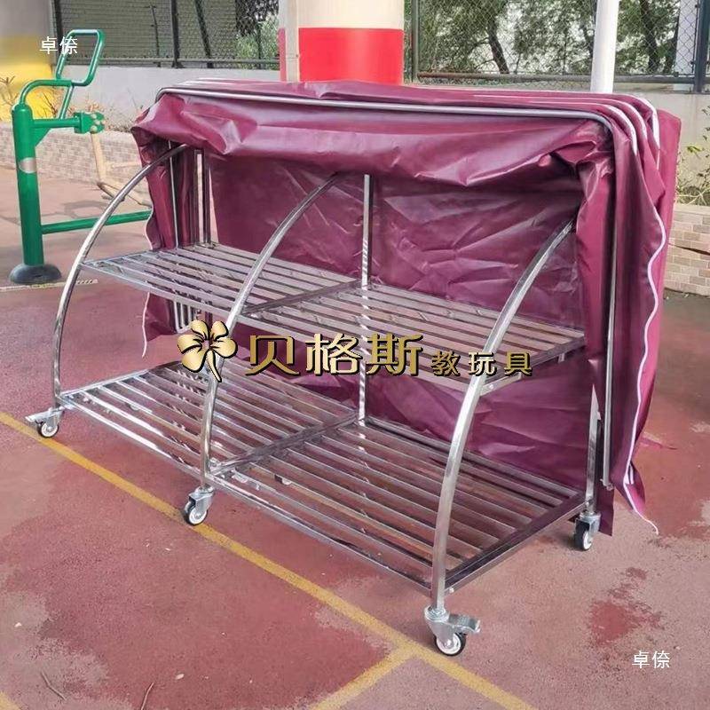 儿园户外幼绣纲防雨蓬玩收纳具架儿童储VHC物架室外防雨收不纳置