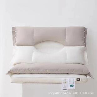 全耳睡眠枕护颈牵AS019引枕不压脸棉不压纯枕头单人枕芯家用成人