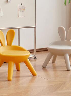 儿童椅靠背板宝宝塑座料子坐椅IEK幼儿园室内椅家用椅小凳桌椅儿