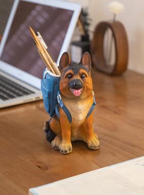 可爱笔筒VUO品学公生办室文用品收纳具盒儿童男女孩创意桌面装饰