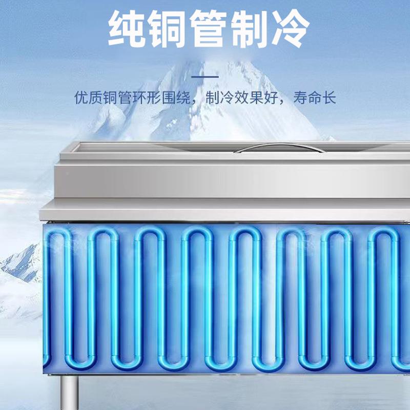 披萨果撒台保鲜商用风冷沙拉台料水柜捞冷藏工作台冰柜无品牌/展