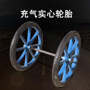 工地人力手推斜斗家车拉沙拉拉灰100斗车建筑工程两轮搬运砖车用