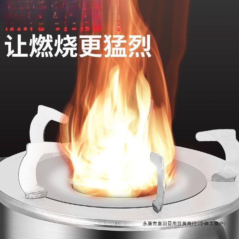 柴火灶节能家用AL100473室内气化农炉村无烟款加厚携两新用取暖柴
