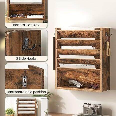 代简约卧室开放式挂墙型置物柜客小厅多沙发角落层实木现收纳718