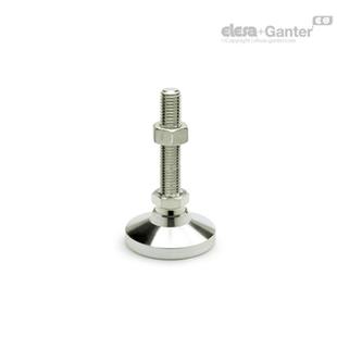 特不锈钢支脚可调可主轴莉莎冈调GN343伊.6不锈钢ALI支脚带螺杆