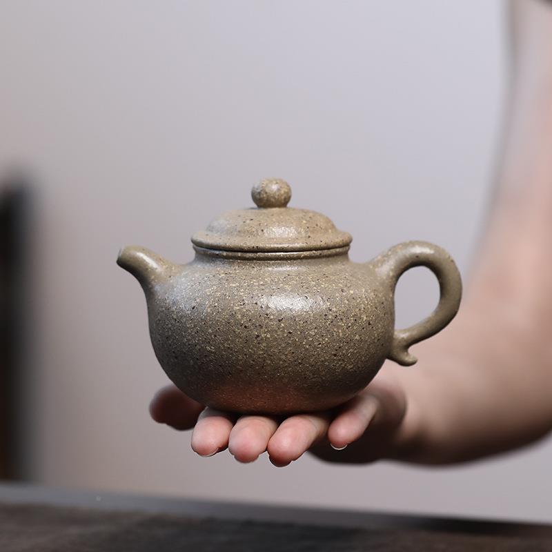 兴紫莲国砂壶粗102189粗砂段泥高透气性粗宜陶茶壶风中式茶具子壶