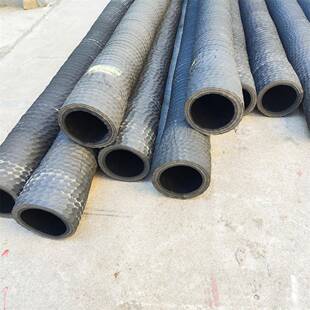 大口水径钢丝骨架输水胶管强度钢丝缠绕吸排水110软管用池塘换高