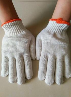 工劳保手套男加厚耐磨业家工作834防滑白色毛纯棉纱线批發包邮厂
