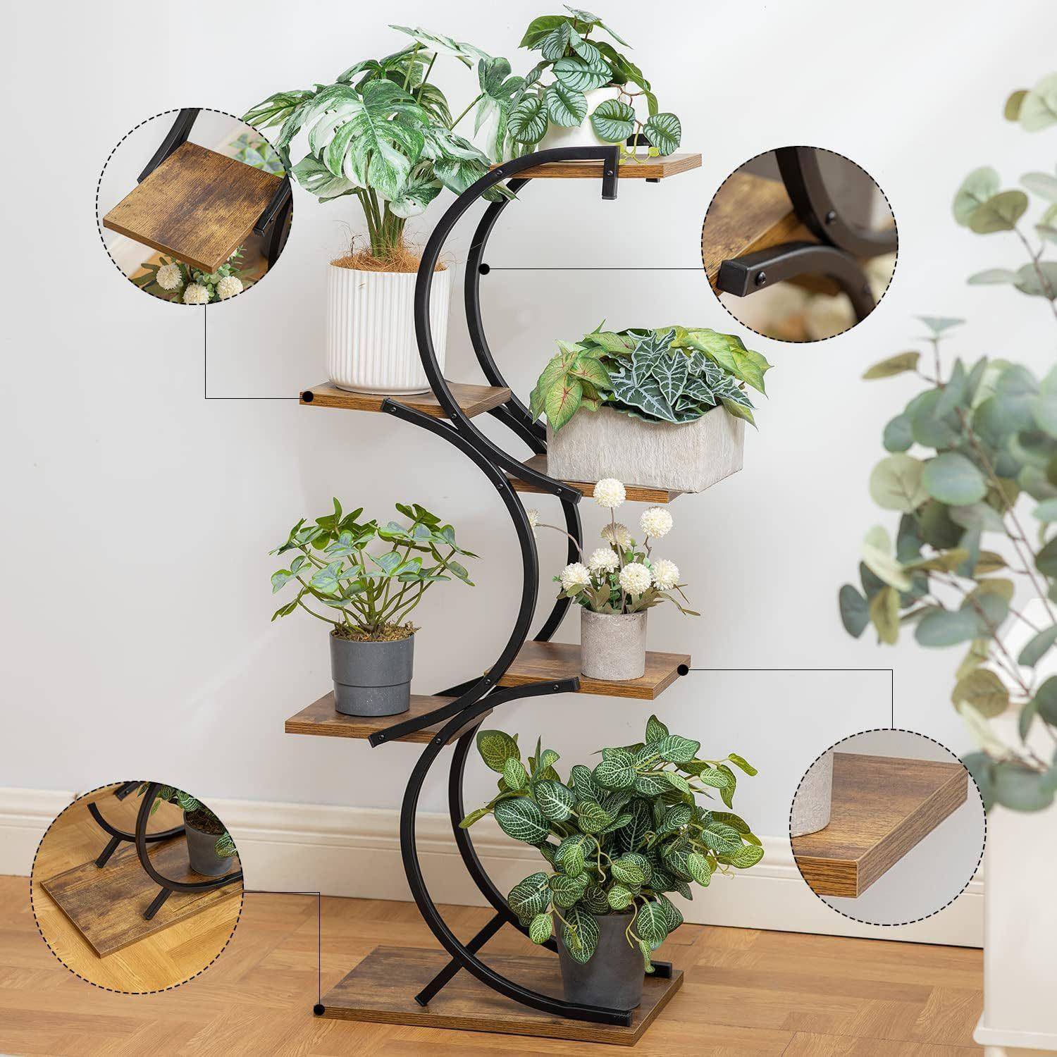 热盆销铁花架子室落地式内多层多肉栽YSC花艺盆架阳台绿萝展示架