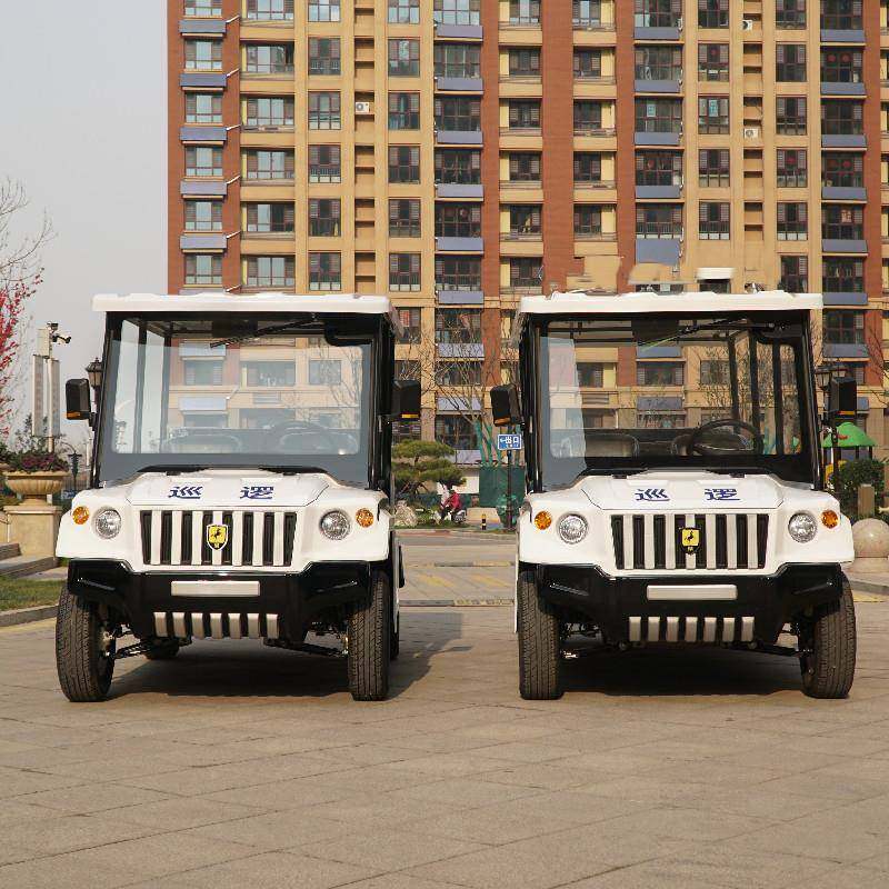 电动巡逻车旅游景城区观电动巡逻光车物业保安管双巡座排5三排8座