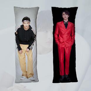 王一wyb03博等身抱枕靠定制照片来图沙做周人边发腰垫双枕头