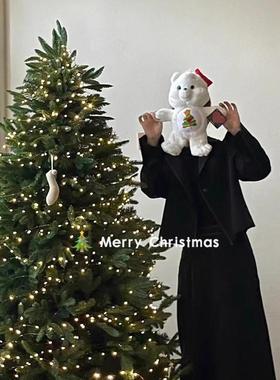 圣诞家用大型仿真加密2圣诞节场景装饰inY85163#树s风diy摆件02款