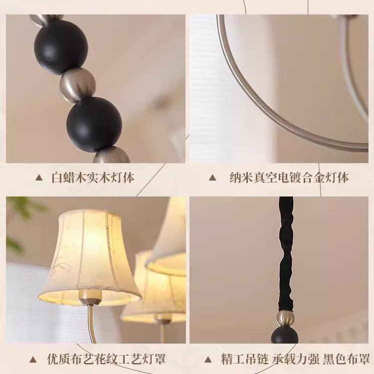 灯法式客厅南风衣帽间灯具洋中古餐厅灯式复古书房卧室422布美艺