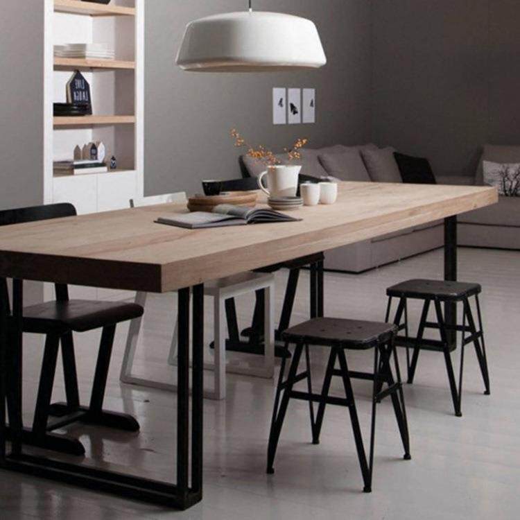 实型木会议桌长桌lof条WD-510t办公桌业风桌椅组合工洽谈桌大培训