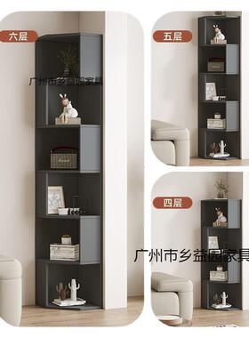 IVG家转角柜卧室拐角边柜墙柜子客厅角靠墙转角书架多物层用收纳